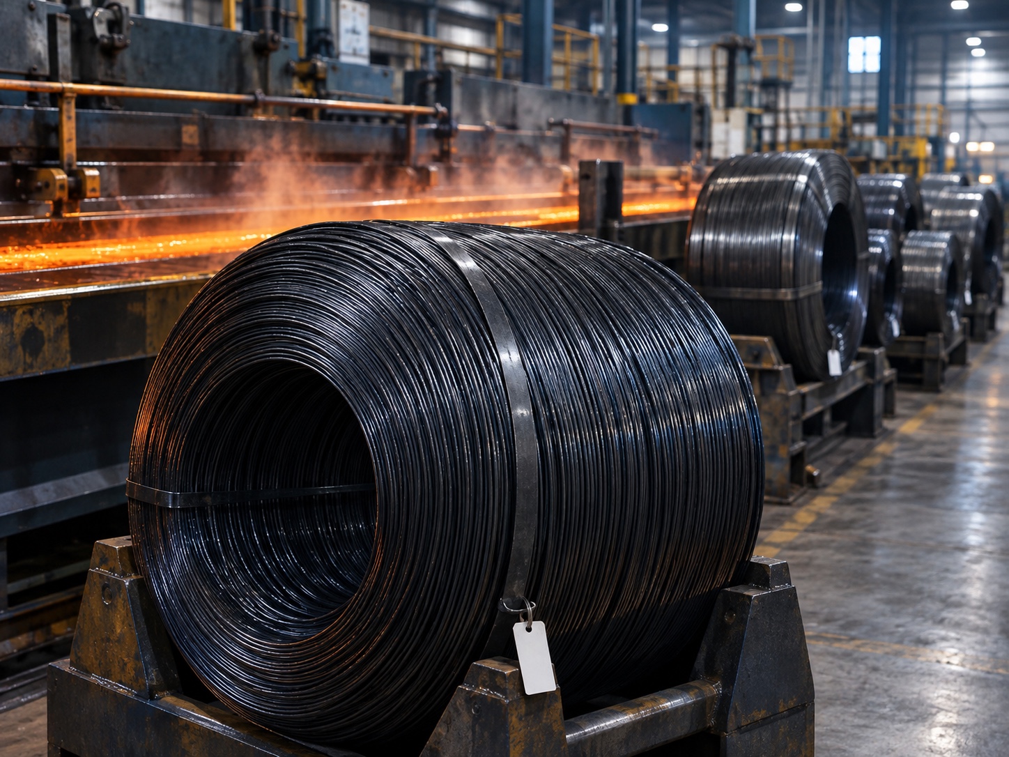 Oil hardened and tempered wire coil